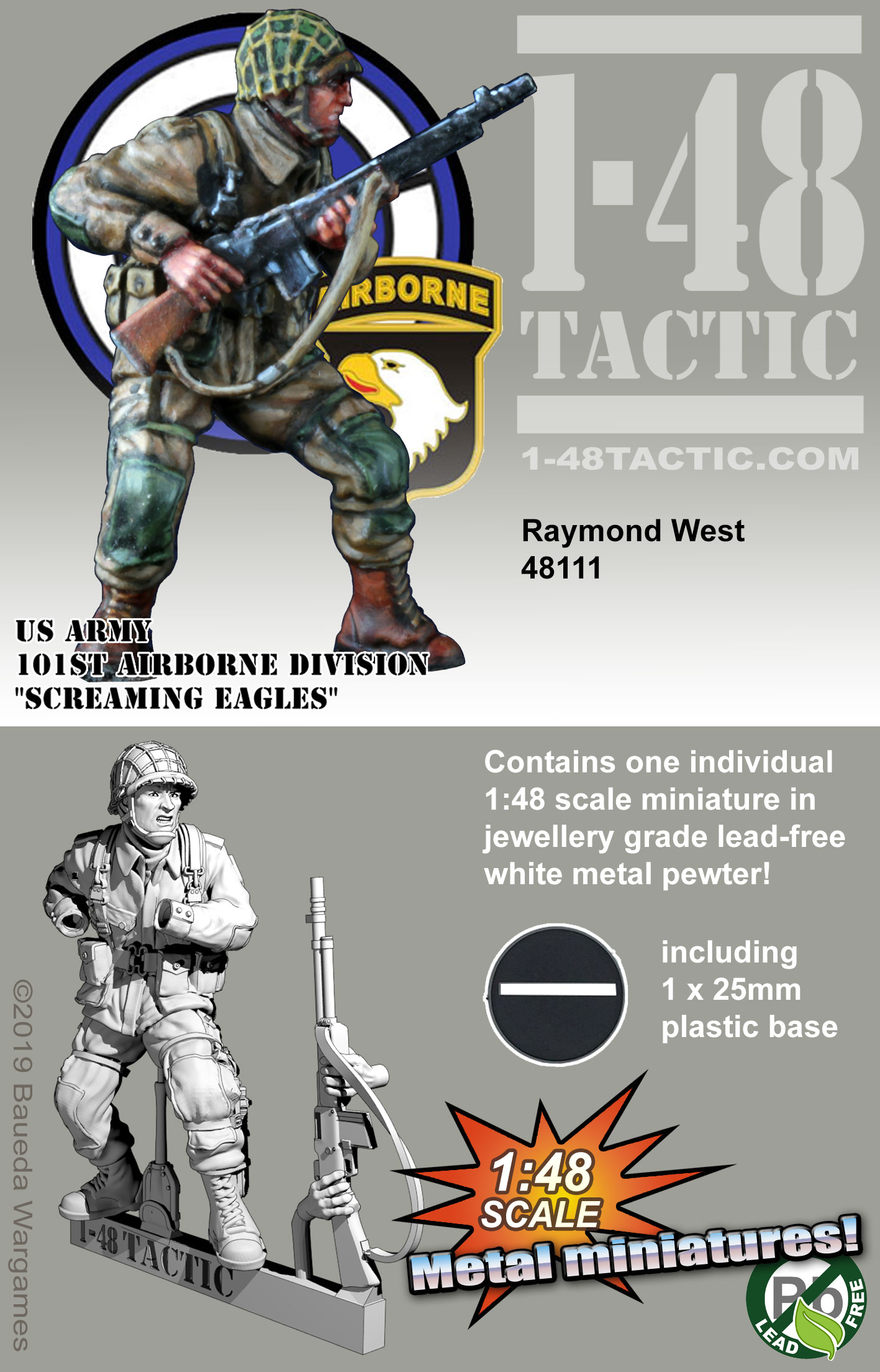  48111 Raymond (Ray) West BAR gunner 101st Airborne Division
