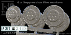 48MSF01 - 6 x Metal Suppression Fire markers