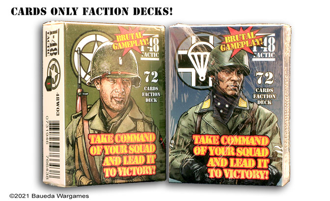 1-48TACTIC cards only faction decks